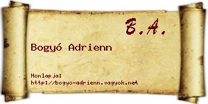 Bogyó Adrienn névjegykártya
